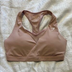 NWOT Gymshark Crossover Sports Bra Light Pink
